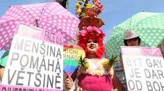 Prahou prošli homosexuálové. V průvodu byl i lední medvěd