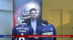 Proti Žižkovu bude hrát Sparta v modrém