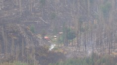 Požár v Českém Švýcarsku: Hasiči zmenšili plochu zásahu na 600 hektarů