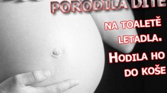 Porodila dítě v letadle a vyhodila ho do koše. Prozradila ji krev