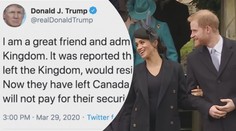 Trump to řekl jasně: Královnu obdivuji, za Meghan platit nehodlám