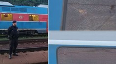 Ve vlaku zasahovala policie, na soupravu prý někdo střílel!