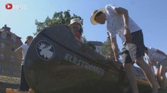 VIDEO: „Ekoteroristé“ vypluli po Labi na protest proti jezům