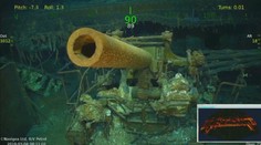 VIDEO: Potápěči objevili vrak letadlové lodi. Ležela na dně oceánu 77 let
