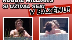 Robbie Williams si užíval sex v bazénu