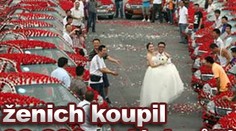 Nejromantičtější svatba: ženich koupil 99 999 rudých růží