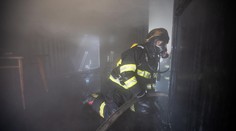 Rodinný dům v Lanškrouně zachvátil požár, jeden muž je po smrti