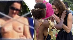 Kate urazily její nahaté fotky a pak si prohlížela prsa domorodkyň