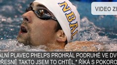 Americký plavec Phelps znovu prohrál