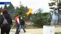 VIDEO: V Brně hořel centrální hřbitov