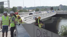 Druhá fáze oprav Barrandovského mostu je téměř u konce