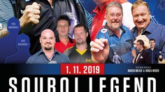 Velkolepá exhibice šipkařských legend se blíží, postaví se jim i diváci