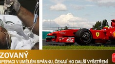 F1: Massa bude po nehodě v umělém spánku až do úterý