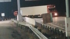 Řidič kamionu si chtěl zkrátit cestu! Na D1 se vracel v protisměru. VIDEO
