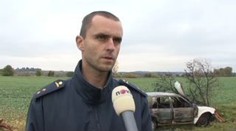 Zloděj ukradl auto přímo z garáže. Po bouračce shořelo