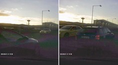 To bylo o centimetry: Řidič Octavie nebezpečně předjížděl. VIDEO