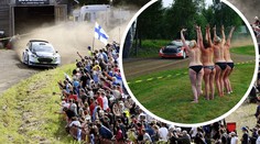 Nestydatá finská rally! Seveřanky rušily jezdce bujným poprsím