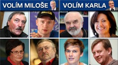 Kdo volí Miloše a kdo Karla? Ke kandidátům se hlásí čím dál více osobností. GALERIE