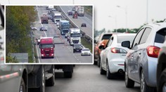 Na D1 se náhle rozdrolila silnice. Kolony měřily až 11 kilometrů!