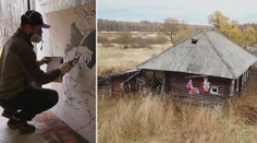 Život odchází: Umělec se malbami pokouší oživit zaniklou vesnici