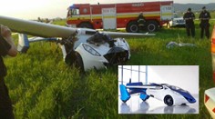 Na Slovensku se zřítilo létající auto i se svým vynálezcem!