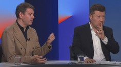 Moderátor se ptal na penze, Okamura mluvil o Ukrajincích. A Skopeček už to nevydržel