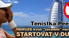 Tenistka Peerová nemůže hrát kvůli "závadné" národnosti