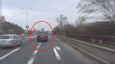 VIDEO: Řidičovi byla silnice úzká, nadýchal přes 2,5 promile