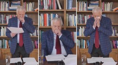 VIDEO: Kašel, rýma, únava. Kamery zachytily Klause nemocného covidem