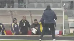 TO JSTE JEŠTĚ NEVIDĚLI: Kouč ZKOPAL vlastního fanouška. VIDEO