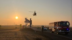 Vážná nehoda na D7. Jeden mrtvý, další zranění, dálnice byla uzavřená