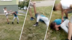 Starší hoch v Mostě brutálně zmlátil mladšího. Skákal po něm a kopal jej