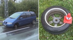 V Havířově uletělo jedoucímu autu kolo. Vážně zranilo ženu