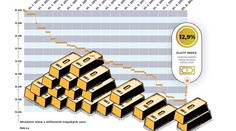 Zlatý index: ČNB v červnu navýšila devizové rezervy o 1,2 tuny zlata