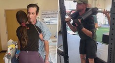VIDEO: Lékaři mu nedávali šanci. Půl roku po kómatu Logan zvládá dřepy s činkou