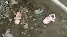 Holčičky (†3) si hrály na míchačce cementu, zůstaly jen botičky