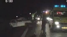 Nehoda u nové dálnice D11