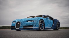 Předjela vás stavebnice? V Kladně postavili pojízdné bugatti z lega