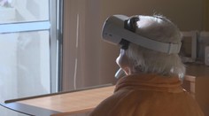 V nemocnici se podívají do Itálie i na Kanáry. Senioři si užívají virtuální realitu