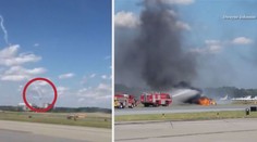 Airshow skončila tragédií. Stovky lidí přihlížely, jak se pilot řítí k zemi