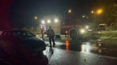 Na dálnici D8 srazilo auto chodce, na místě zemřel
