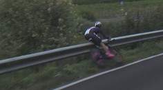 Pád přes svodidla, zranění jako z hororu! Dygertová rány pak i ukázala