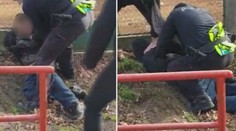 Rány pěstí do krku! Policie zaklekla na demonstranta, prověří to nadřízení