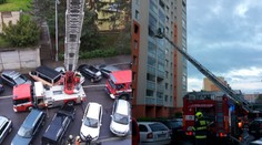 Požár vyhnal lidi z postelí, pražští hasiči jich zachránili celkem 11
