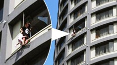 Drama na balkóně: Žena chtěla vyhodit holčičku z okna! FOTKY