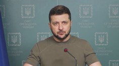 Projev ukrajinského prezidenta Volodymyra Zelenského