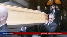 VIDEO: Rozloučení s Věrou Galatíkovou bylo emotivní