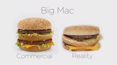 Tohle video vám otevře oči: Jídlo z McDonaldu v reklamě a doopravdy