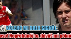 Rosický: Koleno mi dalo signál ´bacha Roso, nepřeháněj to!´