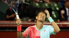 Po triumfu Berdych narazil. V Tokiu vypadl v prvním kole